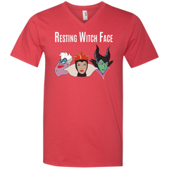 Maleficent Disney Shirt. Resting Witch Face Halloween Shirt Men's V-Neck T-Shirt - The White Eagles