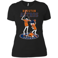 Houston Astros Baseball Rick And Morty Ladies' Shirt - The White Eagles