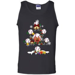Christmas Is Coming Baseball Santa Claus Ugly Christmas Sweater Tank Top - The White Eagles
