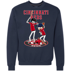 Cincinnati Reds Baseball Rick And Morty Sweatshirt - The White Eagles