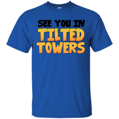 Fortnite See You In Tilted Towers Cotton T-Shirt - The White Eagles