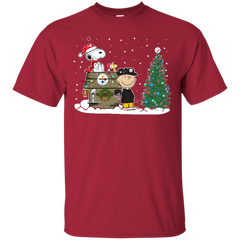 Pittsburgh Steelers Snoopy The Peanuts Ugly Christmas Sweater  Super Bowl Cotton T-Shirt - The White Eagles
