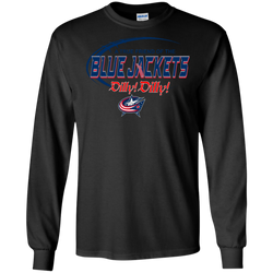 Dilly Dilly A True Friend Of The Columbus Blue Jackets LS Cotton T-Shirt - The White Eagles
