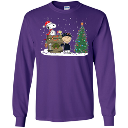 Chicago Bears Snoopy The Peanuts Ugly Christmas Sweater  Super Bowl LS Cotton T-Shirt - The White Eagles