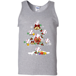 Christmas Is Coming Baseball Santa Claus Ugly Christmas Sweater Tank Top - The White Eagles