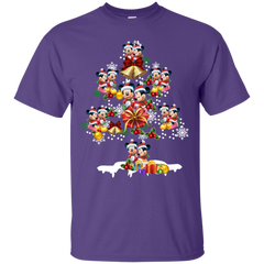 Christmas Is Coming Mickey Mouse Santa Claus Ugly Christmas Sweater Cotton T-Shirt - The White Eagles