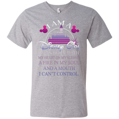 I Am A Disney Girl I Can't Control T-shirts Men's V-Neck T-Shirt - The White Eagles