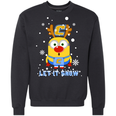 Minion Chattanooga Mocs Ugly Christmas Sweaters Let It Snow Sweatshirt - The White Eagles