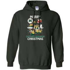 Hawaii Rainbow Warriors Ugly Christmas Sweaters Minions Santa Claus Merry Christmas Hoodie - The White Eagles