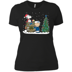 Detroit Lions Snoopy The Peanuts Ugly Christmas Sweater  Super Bowl Ladies' Shirt - The White Eagles