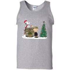 New Orleans Saints Snoopy The Peanuts Ugly Christmas Sweater  Super Bowl Tank Top - The White Eagles