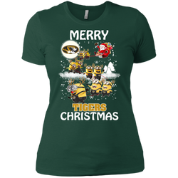 Missouri Tigers Ugly Christmas Sweaters Minions Santa Claus Merry Christmas Ladies' Shirt - The White Eagles