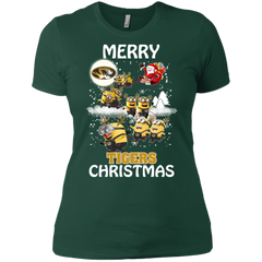 Missouri Tigers Ugly Christmas Sweaters Minions Santa Claus Merry Christmas Ladies' Shirt - The White Eagles