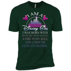 I Am A Disney Girl I Can't Control T-shirts Men's Sleeve Shirt - The White Eagles