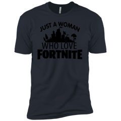 Fortnite Just A Woman Who Loves Fortnite Men's Sleeve Shirt - The White Eagles