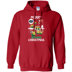 Florida Gators Ugly Christmas Sweaters Minions Santa Claus Merry Christmas Hoodie - The White Eagles