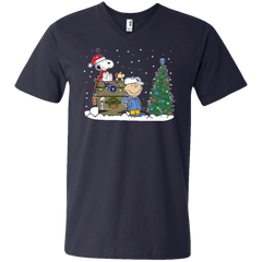 Tennessee Titans Snoopy The Peanuts Ugly Christmas Sweater  Super Bowl Men's V-Neck T-Shirt - The White Eagles