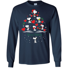 Snoopy Merry Christmas The Peanuts Movie LS Cotton T-Shirt - The White Eagles