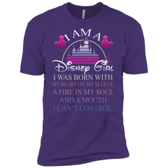 I Am A Disney Girl I Can't Control T-shirts Men's Sleeve Shirt - The White Eagles