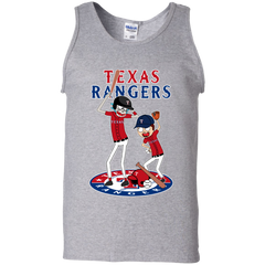 Texas Rangers Baseball Rick And Morty Tank Top - The White Eagles