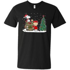 Tampa Bay Buccaneers Snoopy The Peanuts Ugly Christmas Sweater  Super Bowl Men's V-Neck T-Shirt - The White Eagles