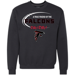Dilly Dilly Atlanta Falcons A True Friend Of The Falcons Sweatshirt - The White Eagles