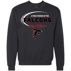 Dilly Dilly Atlanta Falcons A True Friend Of The Falcons Sweatshirt - The White Eagles