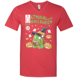 Cthulhu Likes Halloween Shirt Men's V-Neck T-Shirt - The White Eagles