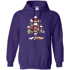 Christmas Is Coming Wine Santa Claus Ugly Christmas Sweater Hoodie - The White Eagles