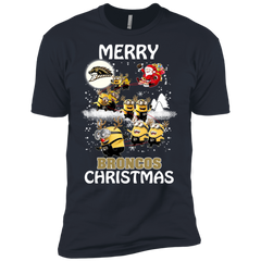 Western Michigan Broncos Ugly Christmas Sweaters Minions Santa Claus Merry Christmas Men's Sleeve Shirt - The White Eagles