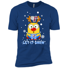 Minion Fordham Rams Ugly Christmas Sweaters Let It Snow Men's Sleeve Shirt - The White Eagles