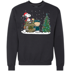 Philadelphia Eagles Snoopy The Peanuts Ugly Christmas Sweater  Super Bowl Sweatshirt - The White Eagles