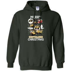 Colorado Buffaloes Ugly Christmas Sweaters Minions Santa Claus Merry Christmas Hoodie - The White Eagles