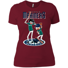 Seattle Mariners Baseball Rick And Morty Ladies' Shirt - The White Eagles