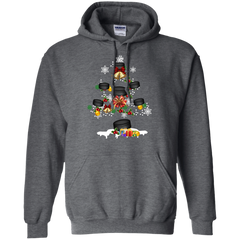 Christmas Is Coming Hockey Santa Claus Ugly Christmas Sweater Hoodie - The White Eagles