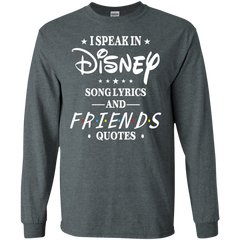Disney Song Lyrics And Friends Quotes Shirt LS Cotton T-Shirt - The White Eagles