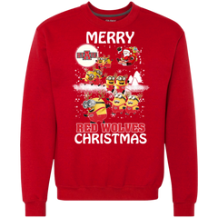 Arkansas State Red Wolves T Shirts Minions Santa Claus Merry Christmas Sweatshirt - The White Eagles