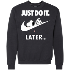 Just Do It The Peanuts Movie Snoopy Nike Logo Sweatshirt - The White Eagles
