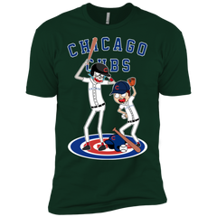 Chicago Cubs Baseball Rick And Morty Men's Sleeve Shirt - The White Eagles