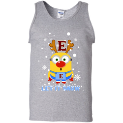 Minion Elon Phoenix Ugly Christmas Sweaters Let It Snow Tank Top - The White Eagles