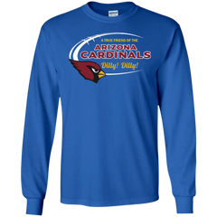 Dilly Dilly Arizona Cardinals A True Friend Of The Cardinals LS Cotton T-Shirt - The White Eagles