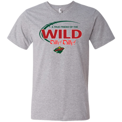 Dilly Dilly A True Friend Of The Minnesota Wild Men's V-Neck T-Shirt - The White Eagles