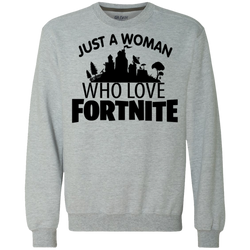 Fortnite Just A Woman Who Loves Fortnite Sweatshirt - The White Eagles