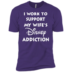 I Work To Support My Wife's Disney Addiction - Disney Shirt Men's Sleeve Shirt - The White Eagles