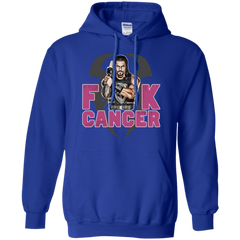 Roman Reigns Fuck Cancer Breast Cancer Awareness Hoodie - The White Eagles