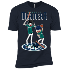 Seattle Mariners Baseball Rick And Morty Men's Sleeve Shirt - The White Eagles