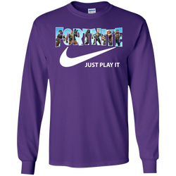 Fortnite Nike Just Play It LS Cotton T-Shirt - The White Eagles