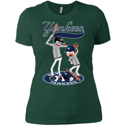 New York Yankees Baseball Rick And Morty Ladies' Shirt - The White Eagles