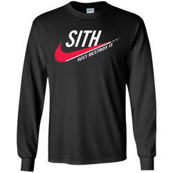 Sith Just Destroy It Shirt LS Cotton T-Shirt - The White Eagles