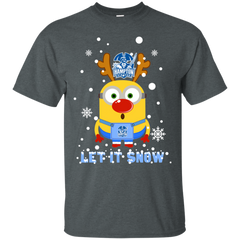 Minion Hampton Pirates Ugly Christmas Sweaters Let It Snow Cotton T-Shirt - The White Eagles